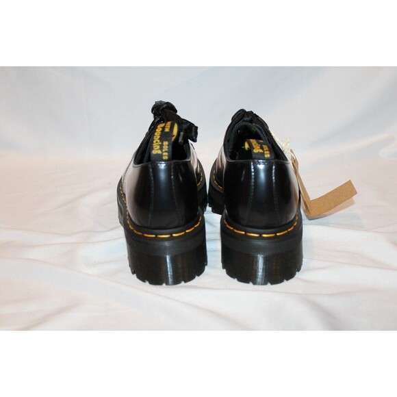 Dr. Martens Women’s Holly Black Oxford  Size 9 Satin Ribbon Lace NEW! - Picture 4 of 8